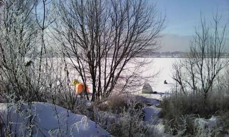 Первый лёд в феврале Первый лёд в феврале