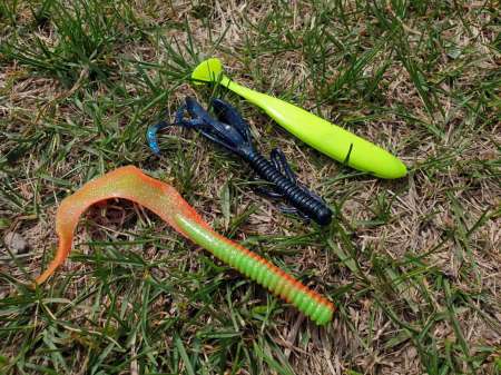 Крупные силиконовые приманки