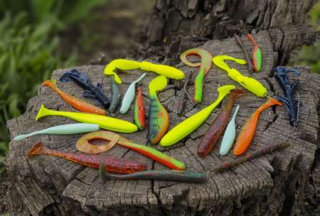 Крупные силиконовые приманки