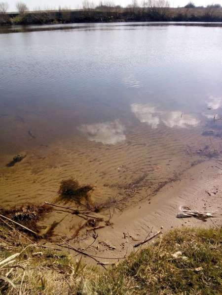 После пруда - на реке