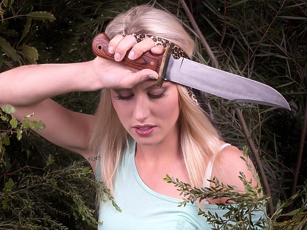 С карабином и вабой