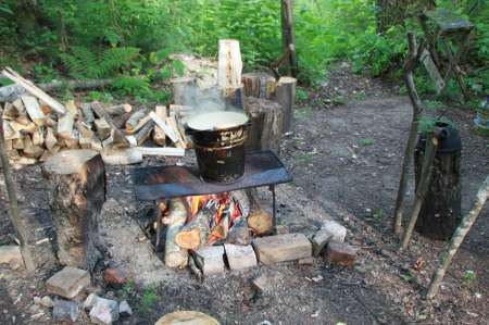 Рыбалка на реке в Новгородской области