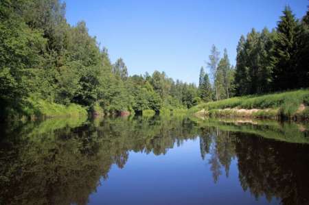 Рыбалка на реке в Новгородской области